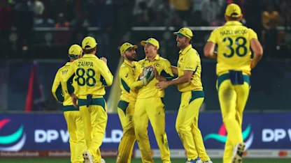 Logo of Every ball of thrilling final over in Australia-New Zealand run-fest | CWC23
