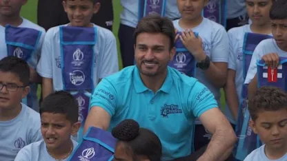 Logo of CWC19: Afghanistan participate in a Cricket For Good session