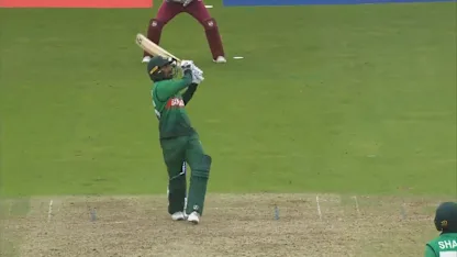 Logo of CWC19: WI v BAN - Liton Das's 3 consecutive sixes off Gabriel