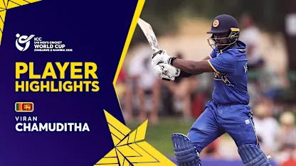 A record-breaking knock from Chamuditha | Player Highlights | U19 CWC 2026