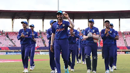 Logo of Vicky Ostwal claims a five-for | IND v SA | ICC U19 Men’s CWC 2022
