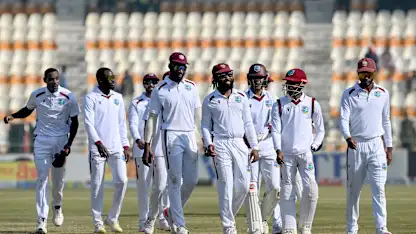 Logo of West Indies claim first Test win on Pakistan soil since 1990