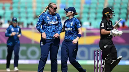 Ecclestone leaves field for more treatment after claiming wicket | CWC25