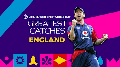 Logo of England's Greatest Catches | ICC Men's CWC