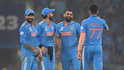 Logo of India aim to stay 'the team to beat' in clash with bruised Sri Lanka | Match 33 Preview | CWC23