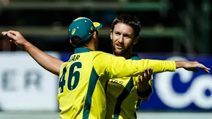 Logo of Andrew Tye has picked up 12 wickets from four games so far in the series