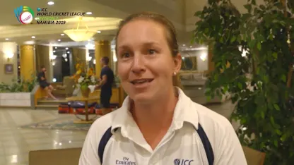 Logo of Claire Polosak will be the first female umpire at a men's ODI