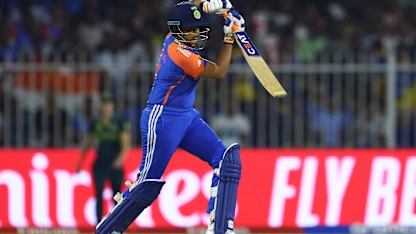 Logo of Shafali Verma opens arms against Schutt | WT20WC 2024