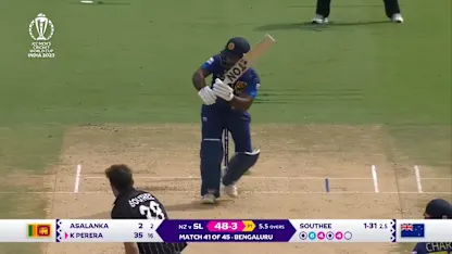 Logo of Kusal Perera takes on Tim Southee | CWC23