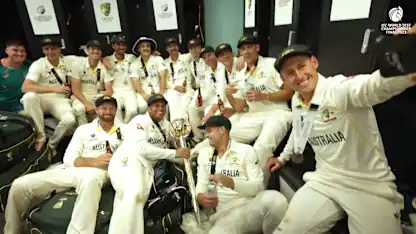 Logo of Inside the Australia dressing room celebrations after their WTC23 Final victory