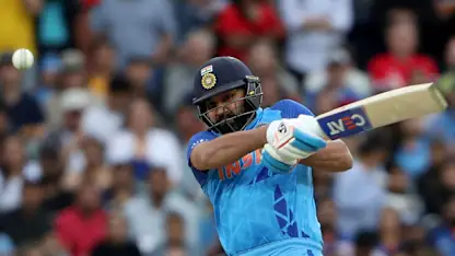 Logo of Rohit Sharma adopts aggresive approach against Curran | T20WC 2022