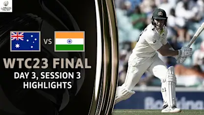 Logo of Australia fatten their significant lead | Day 3, Session 3 Highlights | WTC23 Final