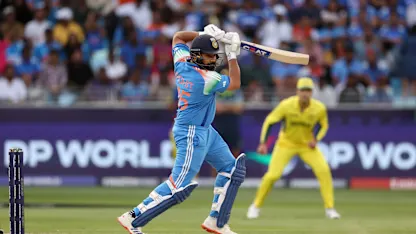 Logo of Rohit Sharma knocks umpire off his feet | IND v AUS | Champions Trophy 2025