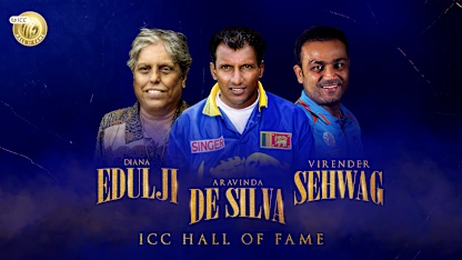 Logo of Three new inductees into ICC Hall of Fame
