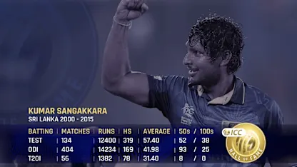 Logo of ICC Hall of Fame 2021 | Kumar Sangakkara
