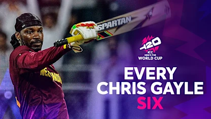 Logo of Every Chris Gayle six in tournament history | T20 World Cup