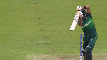 CWC19: AUS v PAK – Textbook drive from Babar Azam