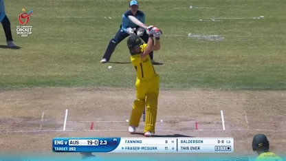  ICC U19 CWC: AUS v ENG – Fraser-McGurk falls early in chase