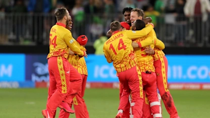 Logo of Spirited Zimbabwe pull off stunning win against Pakistan | Match Highlights | T20WC 2022