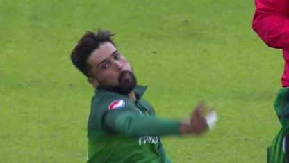 Logo of CWC19: IND v PAK - Mohammad Amir takes 3/47