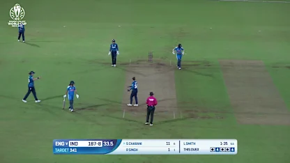 Sree Charani - Wicket - India Women vs England Women | ICC