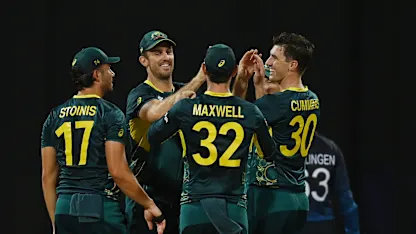 Logo of Australia pacers fire up the Powerplay | T20WC 2024