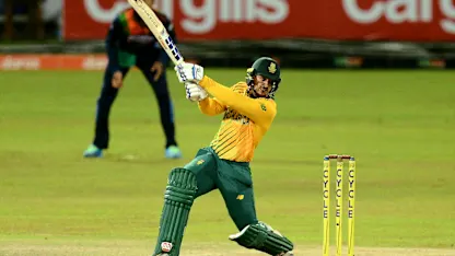 Logo of Quinton de Kock breaks into top 10 of ICC Men's T20 Rankings for batters