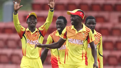 Logo of Uganda bowl Denmark out for just 129 in just 29 overs