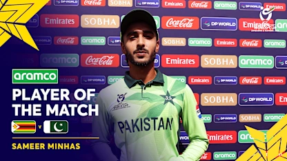 Sameer Minhas leads the Pakistan chase | POTM Highlights | U19 CWC 2026