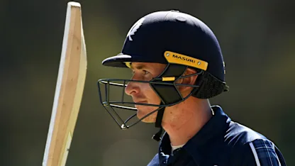 Logo of Brandon McMullen century puts one foot in World Cup for Scotland | CWC23 Qualifier