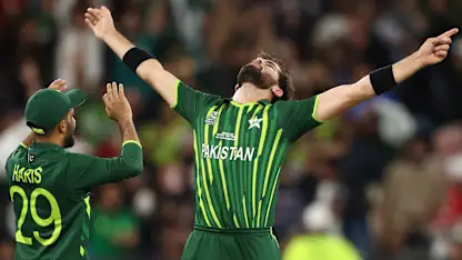 Logo of Shaheen Shah Afridi shines again | T20WC 2022