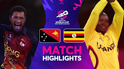 Logo of Uganda overcome PNG in low-scoring thriller | Match Highlights | T20WC 2024