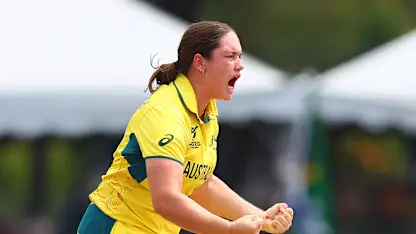 Logo of Ainsworth in-swinger too much for Simone Lourens to handle | U19WC 2025
