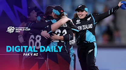 Logo of Reaction as New Zealand win and qualify | Digital Daily | WT20WC 2024