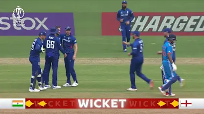 Logo of Shreyas Iyer - Wicket - India vs England