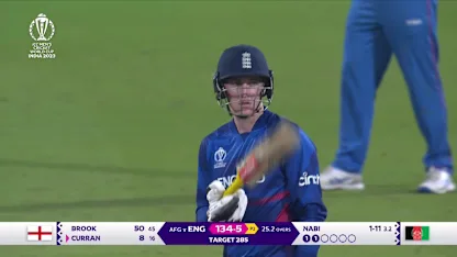 Harry Brook - Half Century - England vs Afghanistan