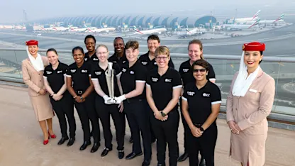 Logo of All-female match officials panel gears up for the T20 World Cup | WT20WC 2024