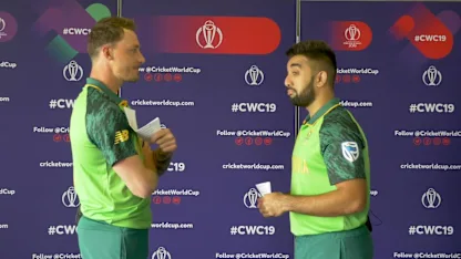 Logo of You laugh you lose: Dale Steyn and Tabraiz Shamsi