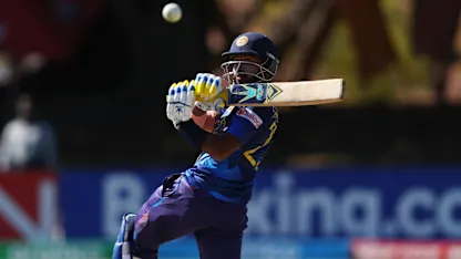 Logo of Sadeera with a quick-fire fifty for Sri Lanka | CWC23 Qualifier