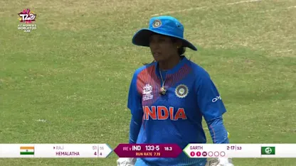 Logo of IND v IRE: Mithali Raj falls for 51