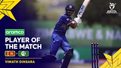 Dinsara plays a captain's knock | POTM Highlights | U19 CWC 2026