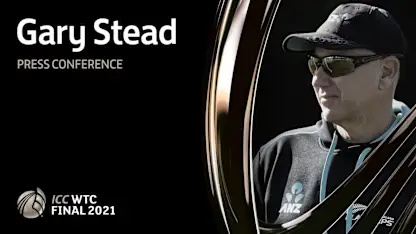 WTC Final pre-match press conference: NZ coach Gary Stead