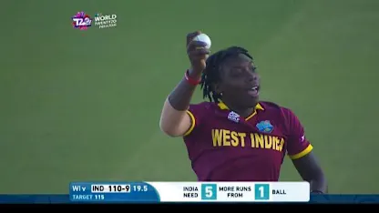 Final moments India v West Indies
