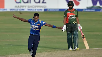 Logo of Chameera, Perera gain in MRF Tyres ICC Men's ODI Player Rankings