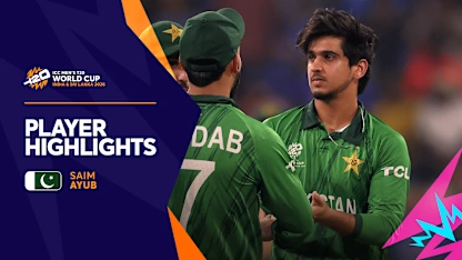 Ayub's craft with spin pays off | Player Highlights | T20WC 2026