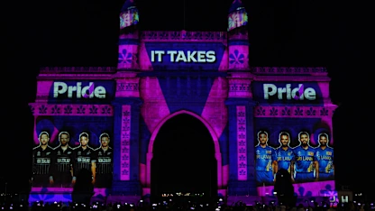 Gateway of India in Mumbai lights up to celebrate Diwali and the greatest cricket World Cup