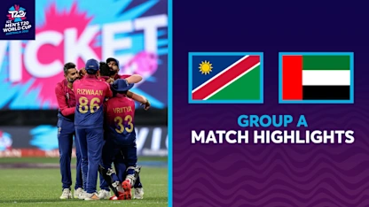 Logo of Heartbreak for Namibia in historic UAE triumph | Match Highlights | T20WC 2022