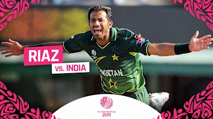 Logo of CWC11: Riaz rocks India with five-for
