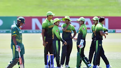 Logo of How the South Africa wickets fell against Pakistan in the U19CWC Super League quarter-finals
