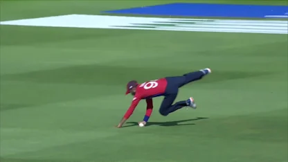 Logo of Adil Rashid takes a brilliant catch